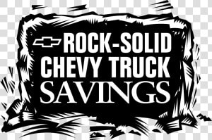 Chevrolet Truck Savings Logo Png Transparent   Truck  Png Download