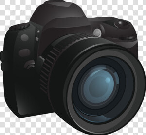 Digital Cameras Digital Slr Camera Lens Clip Art   Camera  HD Png Download