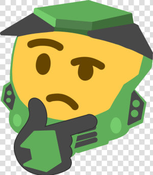 Transparent Mlg Blunt Clipart   Master Chief Thinking Emoji  HD Png Download