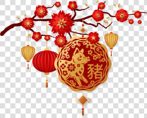 Transparent Ramas Vectores Png   Chinese New Year  Png Download