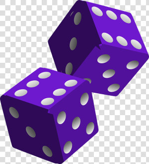 Dice  Die  Purple  Game  Play  Gaming  Gambling  Luck   Purple Dice Clipart  HD Png Download