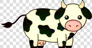 Dairy Cattle Clip Art Portable Network Graphics Clarabelle   Easy Cow Coloring Pages  HD Png Download