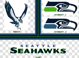 The Logo Of Choice Remained The Current Modern haida   Seattle Seahawks Decal  HD Png Download