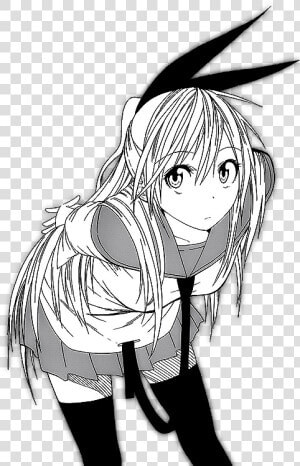 “ Transparent Chitoge ”   Chitoge Black And White  HD Png Download