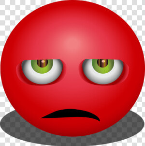 Graphic  Smiley  Emoticon  Emoji  Angry  Mad  Red   Red Angry Face Emoticon  HD Png Download