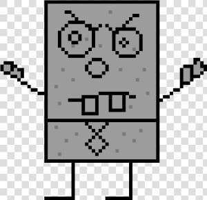 Angry Doodle Bob   Doodlebob Transparent  HD Png Download