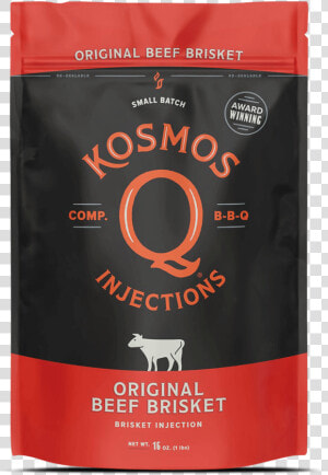 Original Beef Brisket Injection Front View Kosmo S   Beef  HD Png Download