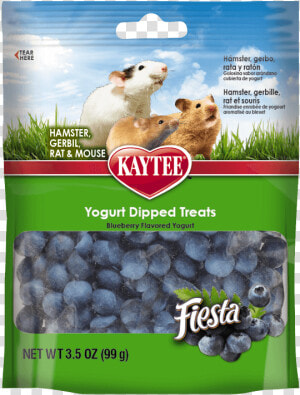 Kaytee Fiesta Blueberry Flavor Yogurt Dipped Treats   Hamster Food Kaytee Treats  HD Png Download