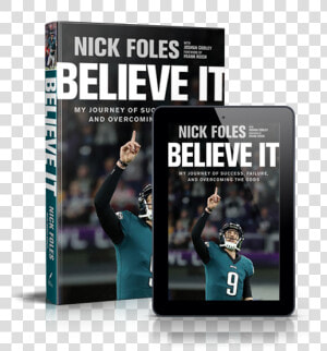 Believe It Nick Foles Book  HD Png Download