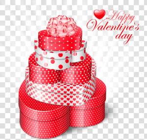 Heart Gift Boxes Png   Valentines Day Gifts Clipart  Transparent Png