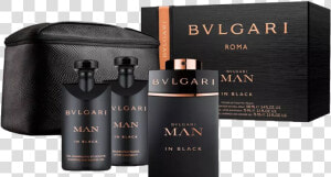 Bvlgari Man In Black Set  HD Png Download