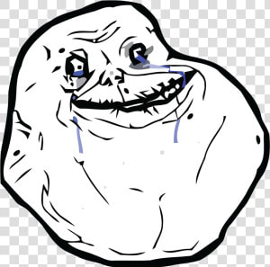 Transparent Forever Alone Face Png   Draw A Troll Face  Png Download