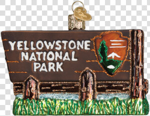 Yellowstone National Park Glass Ornament   Yellowstone Park Logo Png  Transparent Png