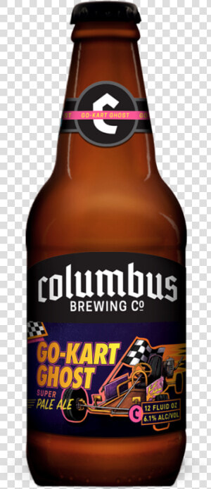 Cbc Go kart Ghost Beer Bottle  HD Png Download