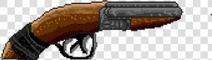 Pixel Shotgun   Firearm  HD Png Download