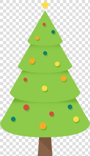 Christmas Tree Clipart Free Clip Art Images Freeclipart   Simple Christmas Tree Cartoon  HD Png Download