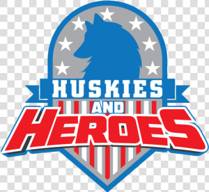 Huskies And Heroes Logo   Graphic Design  HD Png Download