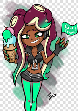 Marina On Groove   Cartoon  HD Png Download