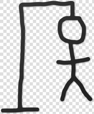 Hangman Figure   Hangman Stick Figure  HD Png Download