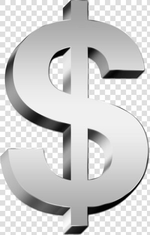 Dollar Sign Background Png   Silver Dollar Sign Transparent  Png Download