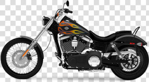 Harley Davidson Motorcycle Png   2015 Wide Glide  Transparent Png