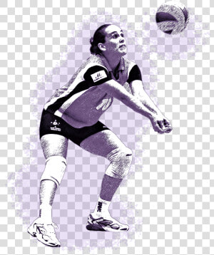 Volleyball Player   Volleyball Girl Vector  HD Png Download