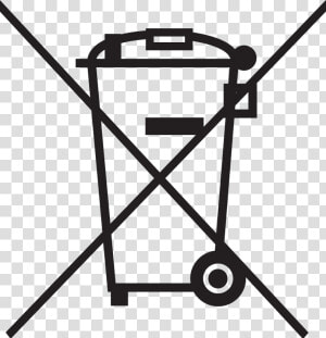 Recycle  Can  Container  Trash  Away  Garbage  Throw   Trash Can With X Symbol  HD Png Download