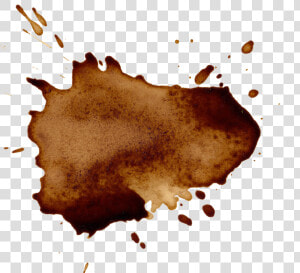 Coffe Stain Png   Cartoon Coffee Spill Png  Transparent Png