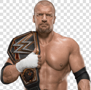 Triple H As Wwe World Heavyweight Champion   Wwe ©   Triple H Universal Champion  HD Png Download