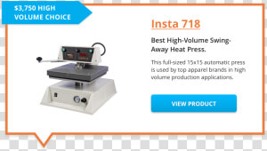 Insta Heat Press   Machine  HD Png Download