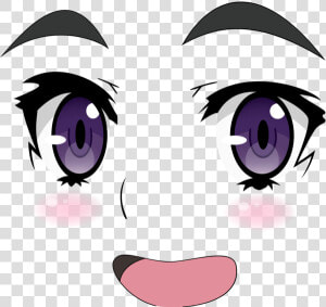 Anime Faces Png   Anime Eyes Blush Png  Transparent Png