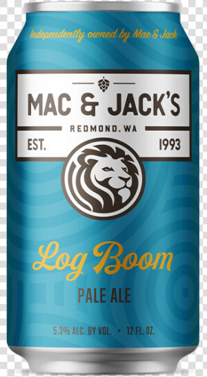 Logboom Can Homepage   Mac  amp  Jacks Log Boom Pale Ale  HD Png Download