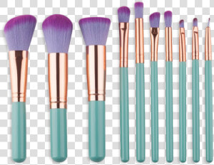 Makeup Brushes Png   Pinceis Para Contorno E Pó E Base  Transparent Png