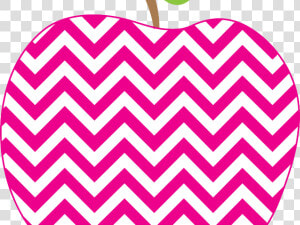 Teacher Apple Cliparts   Chevron Apple Clipart  HD Png Download