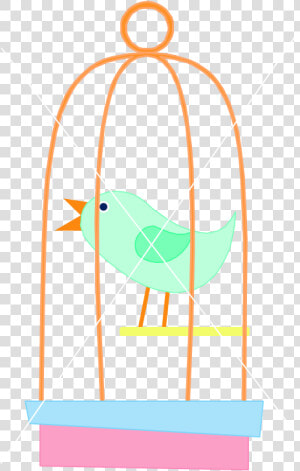 Birdcage Clipart Clip Art   Cute Bird Cage Clipart  HD Png Download