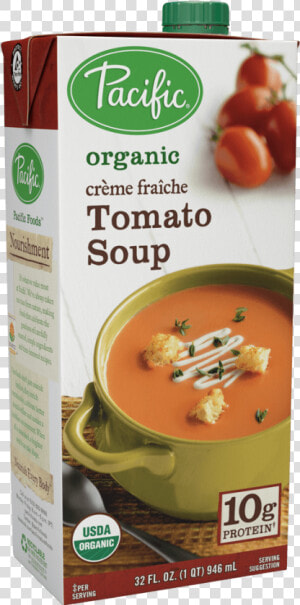 Pacific Foods Organic Crème Fraiche Creamy Tomato Soup    Pacific Foods Soups  HD Png Download