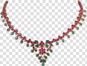 Ruby Emeralds Necklace Designs  HD Png Download