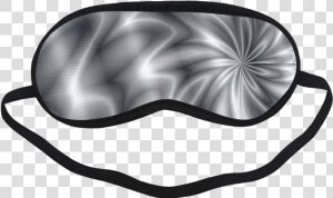 Silver Shiny Swirl Sleeping Mask   Water Polo Sleep  HD Png Download