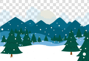 Svg Free Stock Vector Snow Snowy   Snowy Forest Background Clipart  HD Png Download