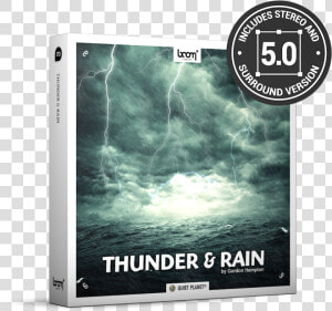 Thunder And Rain Nature Ambience Sound Effects Library   Boom Library Thunder And Rain  HD Png Download