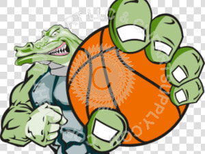 Basketball Clipart Gator   Gator With Soccer Ball  HD Png Download