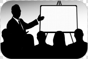 Company  Personal  Silhouettes  Businessman   Public Speaking Images Clip Art  HD Png Download