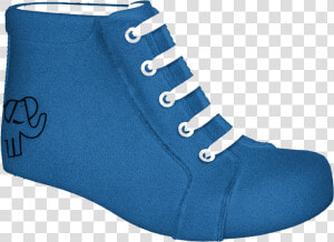 P1672 Blue Split Suede   Boot  HD Png Download