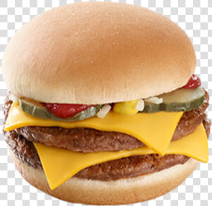 Cheeseburger Steak Burger Hamburger Mcdonald S Quarter   Cheeseburger Transparent  HD Png Download