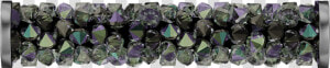 Swarovski 5950 Fine Rocks Tube Bead 30mm Crystal Paradise   Amethyst  HD Png Download