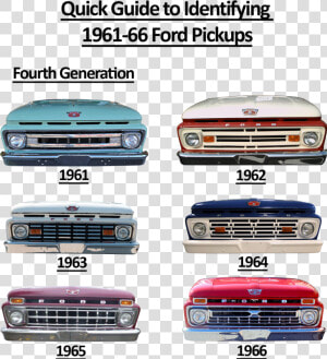 Ford Trucks 1961   Ford F Series 4th Generation  HD Png Download