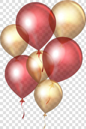 Balloon Gold Clip Art   Transparent Background Gold Balloons Clipart  HD Png Download