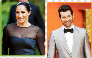 Meghan Markle And Billy Eichner At The Lion King Premiere   Meghan Markle The King Lion  HD Png Download