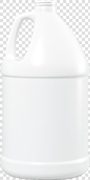 1 Gallon White White Hdpe Round Handleware Container    Water Bottle  HD Png Download