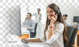 Sas Call Center Blog   Customer Service Worker  HD Png Download